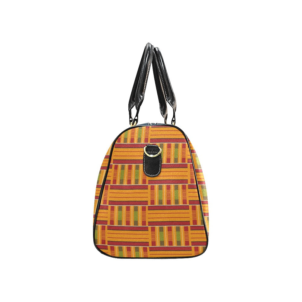 Kente Bag Travel Bag (Black) (Model1639)