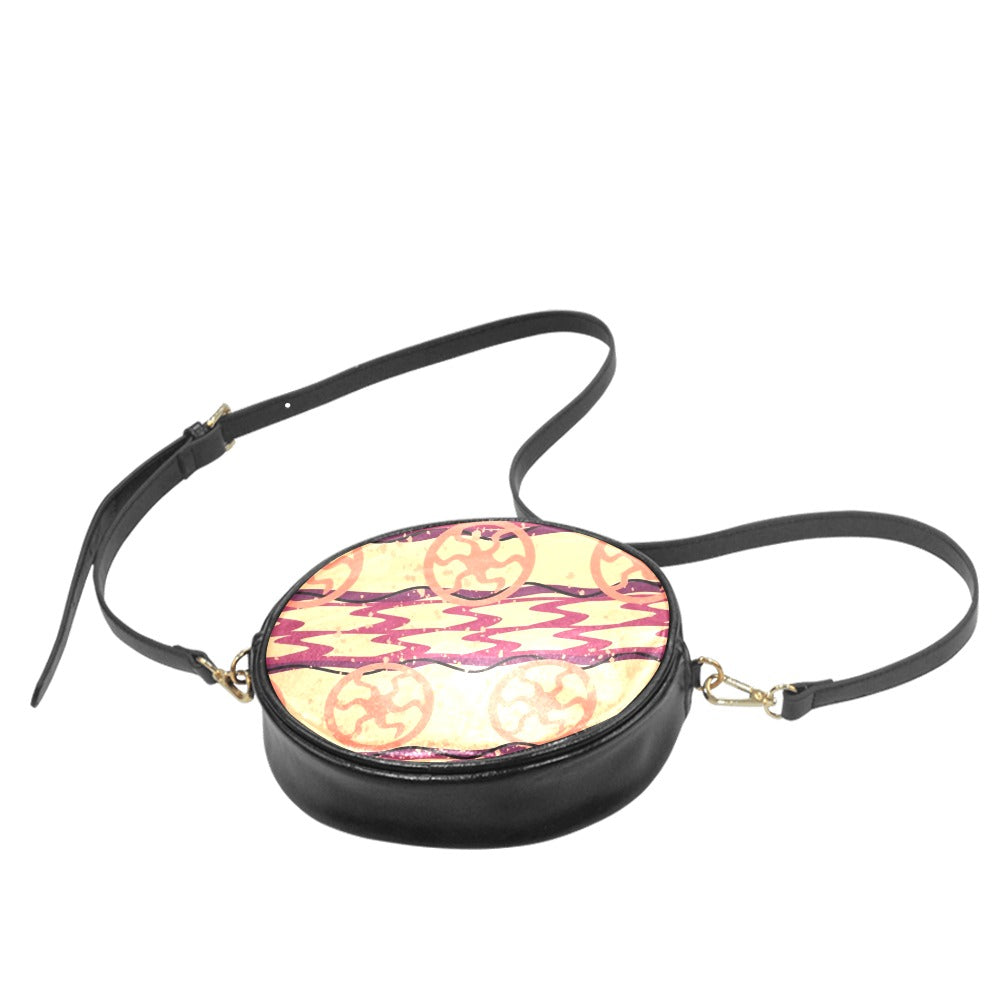 Serengeti Roll Bag Round Messenger Bag (Model 1647)