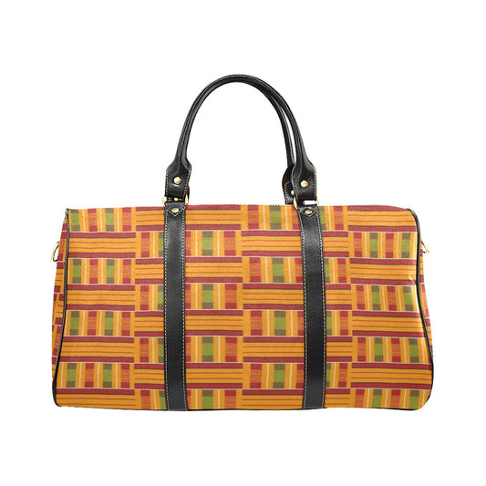 Kente Bag Travel Bag (Black) (Model1639)