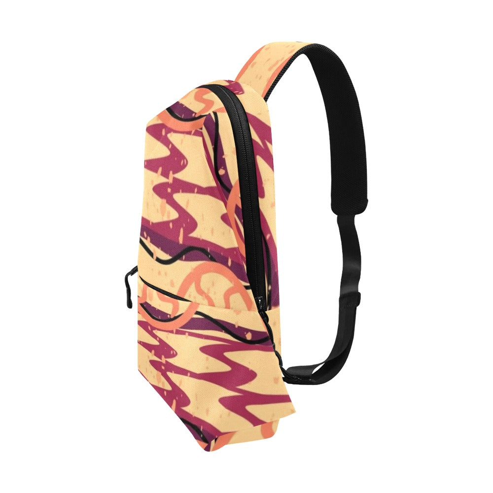 Ankara Watermelon-  berry bag Men's Chest Bag (Model 1678)
