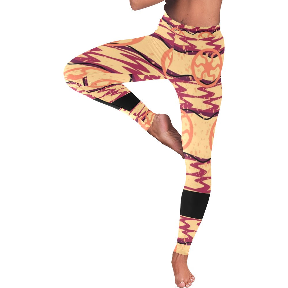 Serengeti Tights All-Over Low Rise Leggings (Model L05)