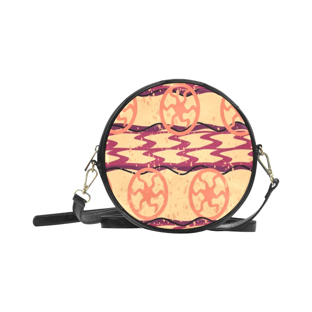 Serengeti Roll Bag Round Messenger Bag (Model 1647)