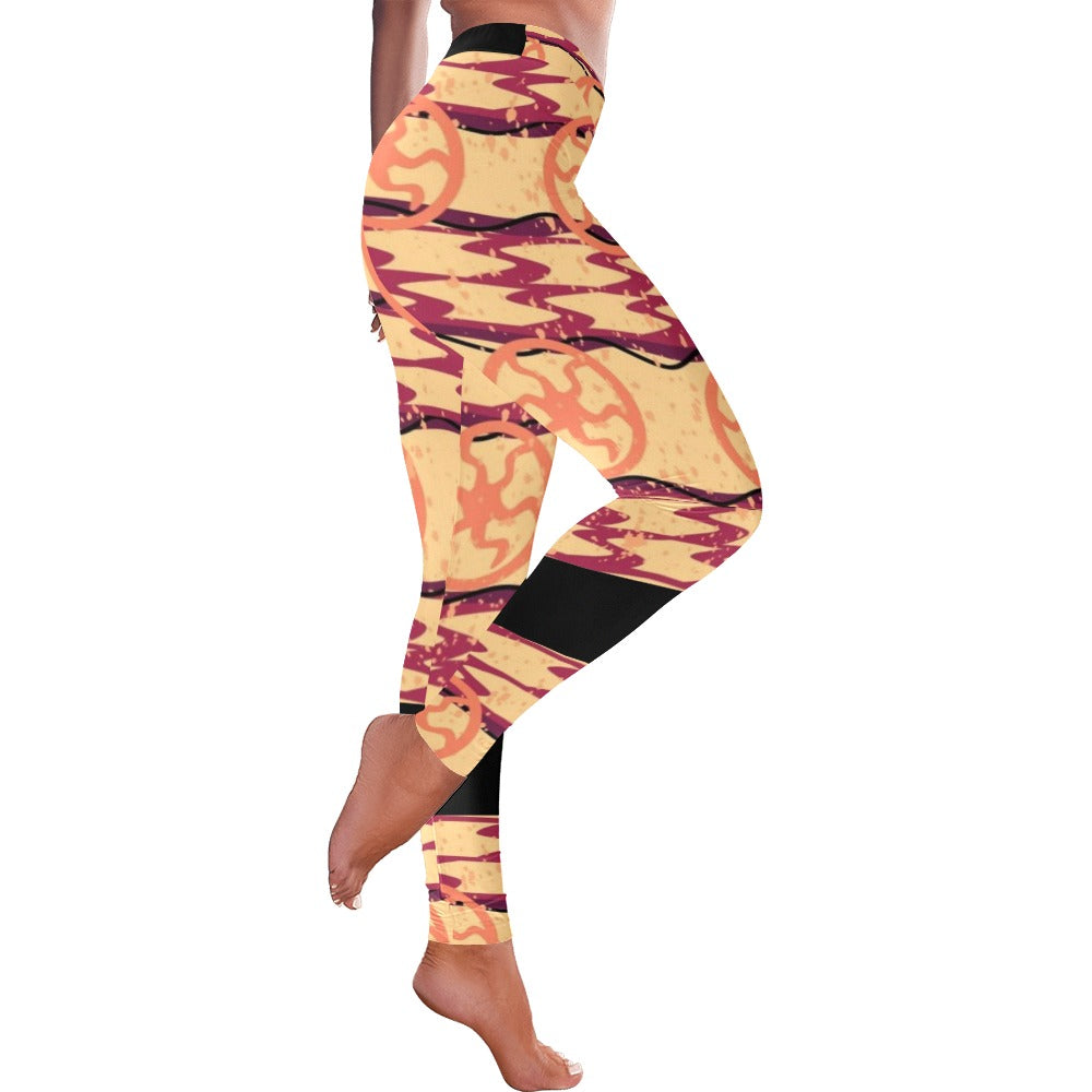 Serengeti Tights All-Over Low Rise Leggings (Model L05)