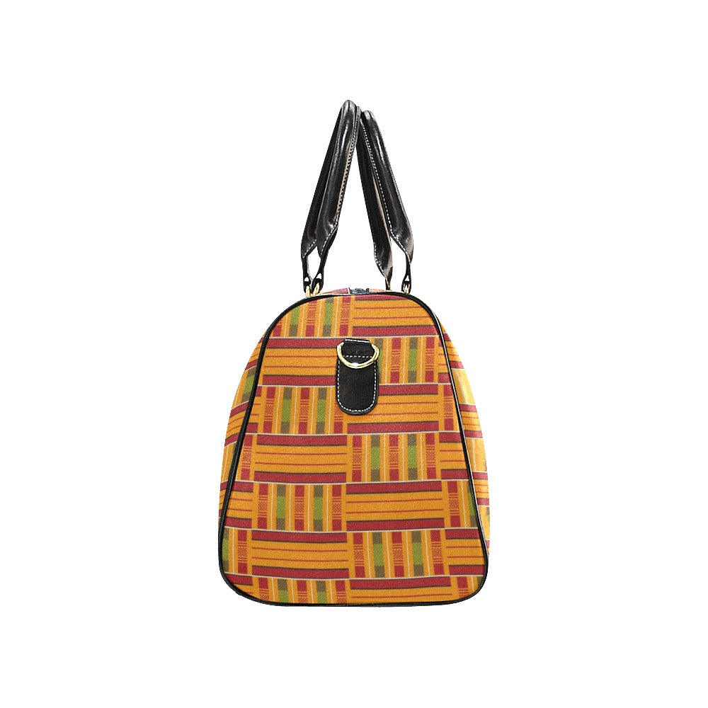 Kente Bag Travel Bag (Black) (Model1639)