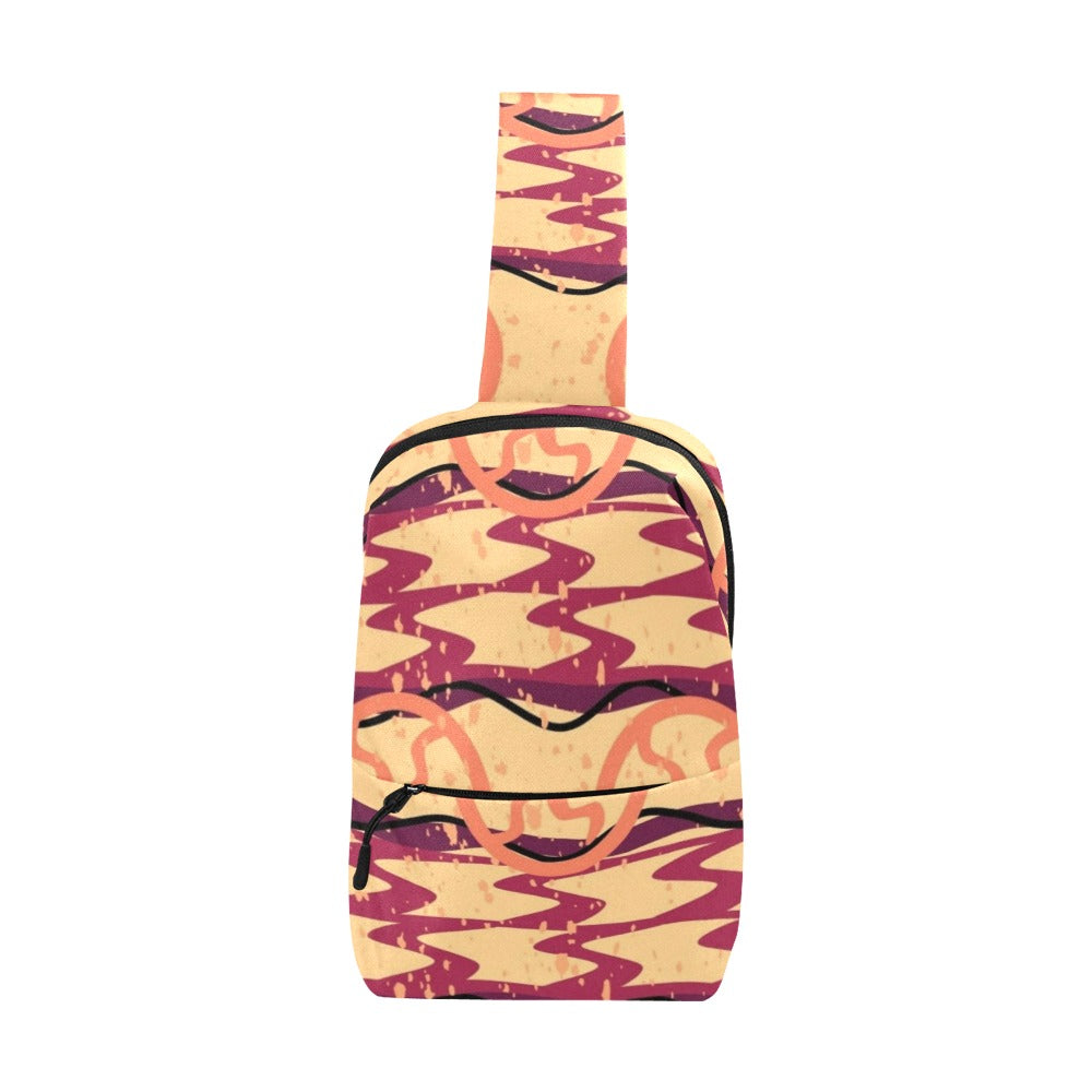 Ankara Watermelon-  berry bag Men's Chest Bag (Model 1678)