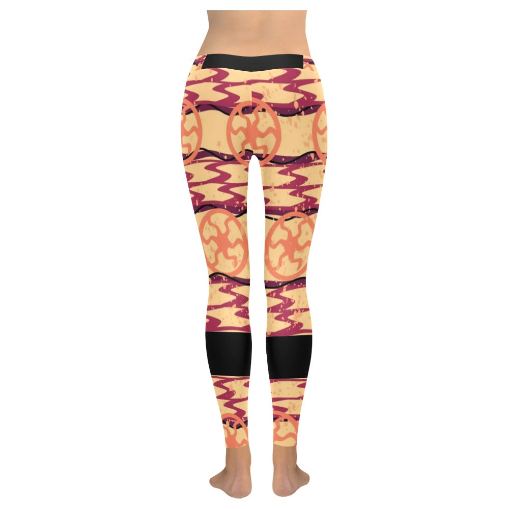 Serengeti Tights All-Over Low Rise Leggings (Model L05)