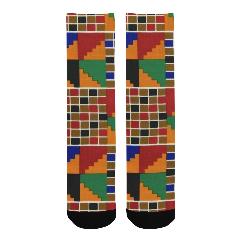Kente Socks Men's Custom Socks