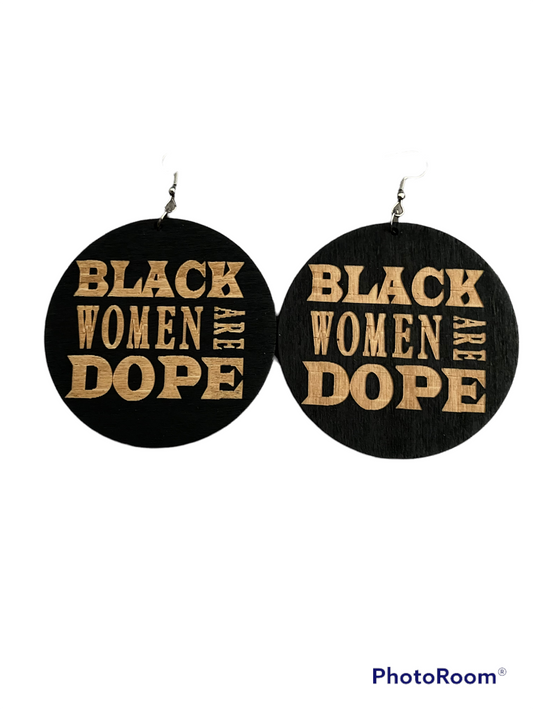 Earrings -Black Women are Dope