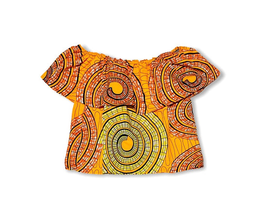 Tiheary Ruffle Top - Desante Fashions