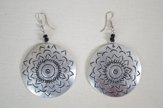 Shieldile Silver Earrings
