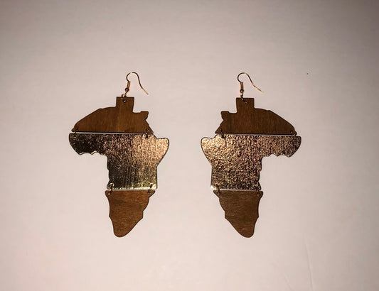 Africa earrings - Desante Fashions