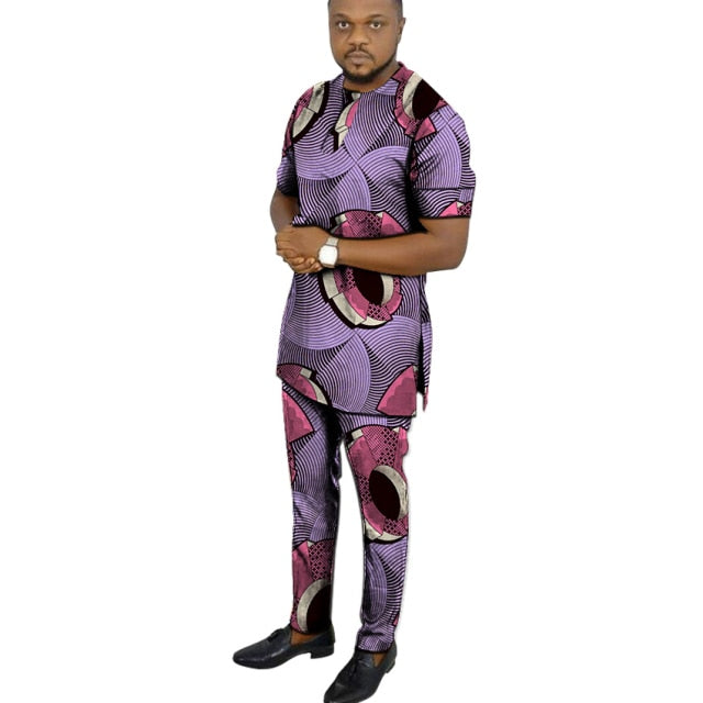 short sleeve shirt with trouser - Desante Fashions