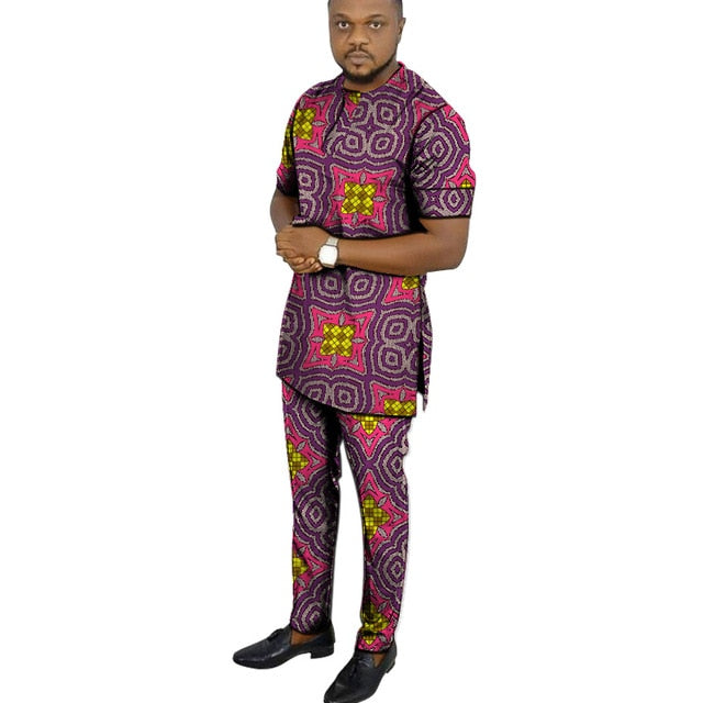 short sleeve shirt with trouser - Desante Fashions