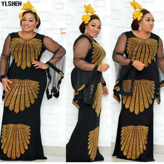Sleeve Robe African Dress