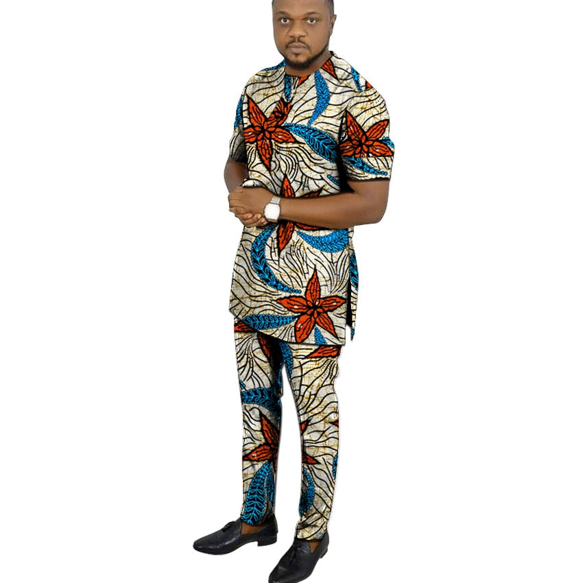 short sleeve shirt with trouser - Desante Fashions
