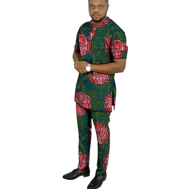 short sleeve shirt with trouser - Desante Fashions