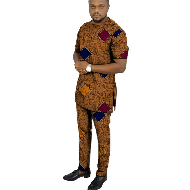 short sleeve shirt with trouser - Desante Fashions