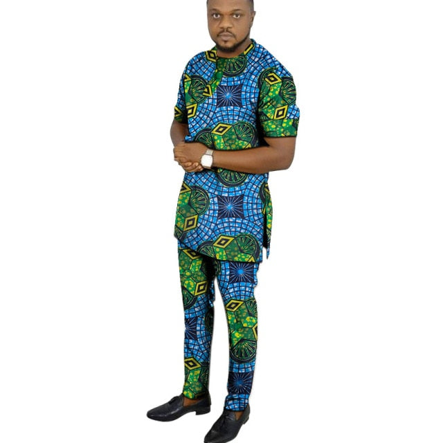 short sleeve shirt with trouser - Desante Fashions
