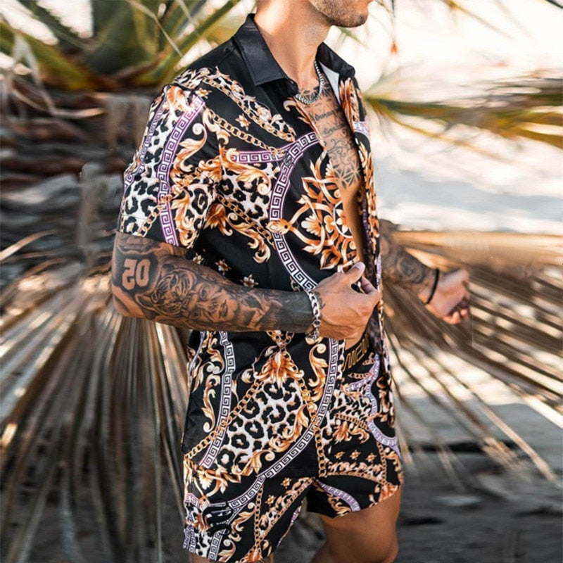 Short-sleeved Printed Shirts - Desante Fashions
