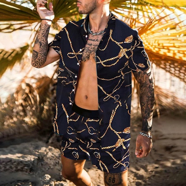 Short-sleeved Printed Shirts - Desante Fashions