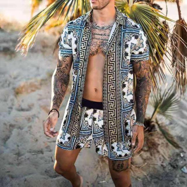 Short-sleeved Printed Shirts - Desante Fashions