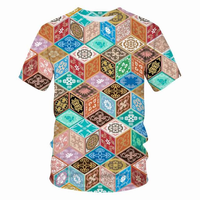 T-shirt 3D retro printing - Desante Fashions