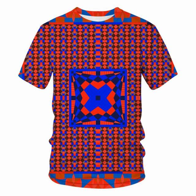 T-shirt 3D retro printing - Desante Fashions