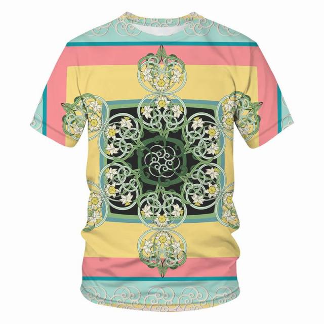 T-shirt 3D retro printing - Desante Fashions