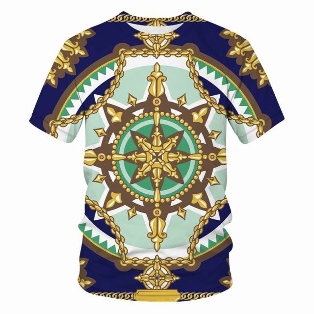 T-shirt 3D retro printing - Desante Fashions