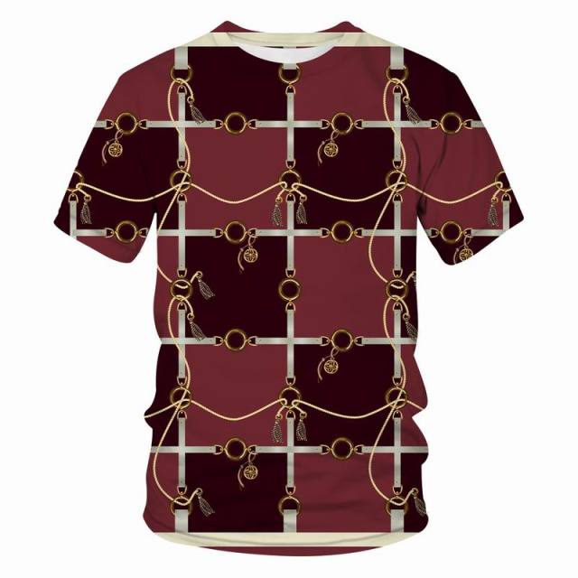 T-shirt 3D retro printing - Desante Fashions