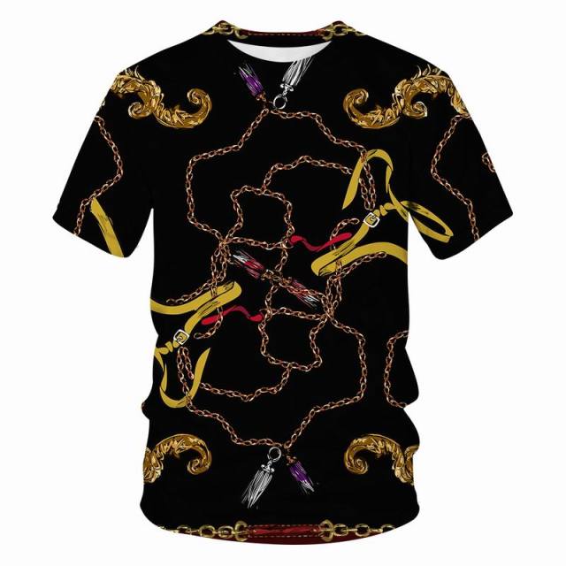 T-shirt 3D retro printing - Desante Fashions