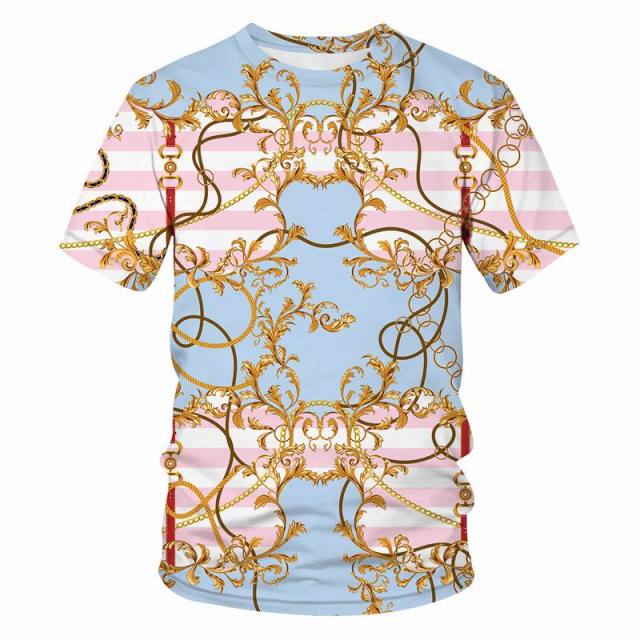 T-shirt 3D retro printing - Desante Fashions