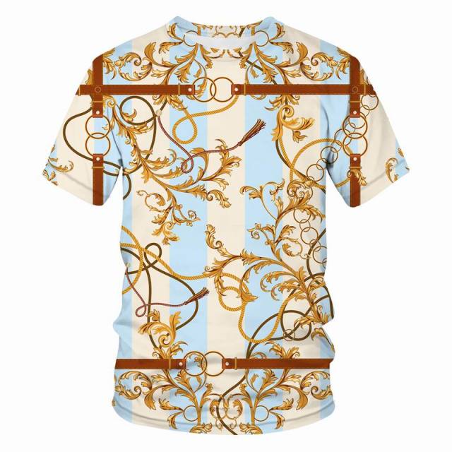 T-shirt 3D retro printing - Desante Fashions