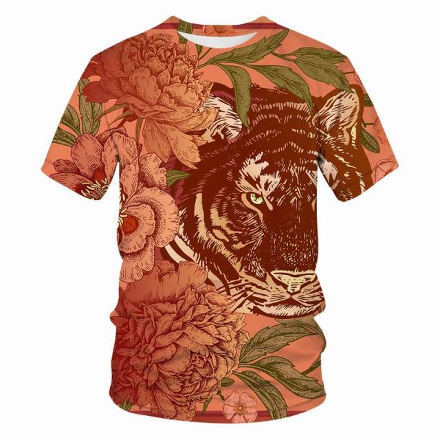 T-shirt 3D retro printing - Desante Fashions