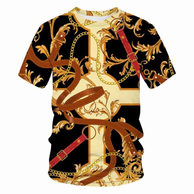 T-shirt 3D retro printing - Desante Fashions