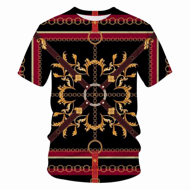 T-shirt 3D retro printing - Desante Fashions