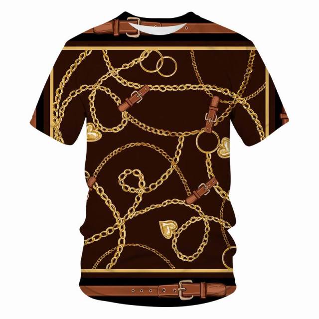 T-shirt 3D retro printing - Desante Fashions