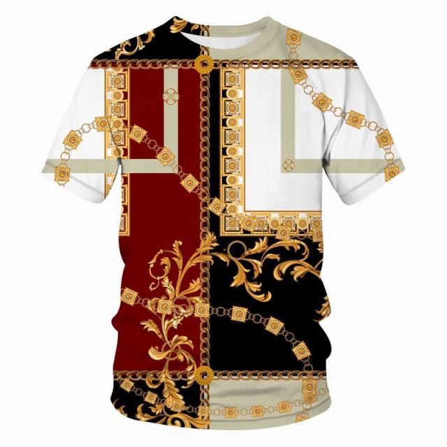 T-shirt 3D retro printing - Desante Fashions